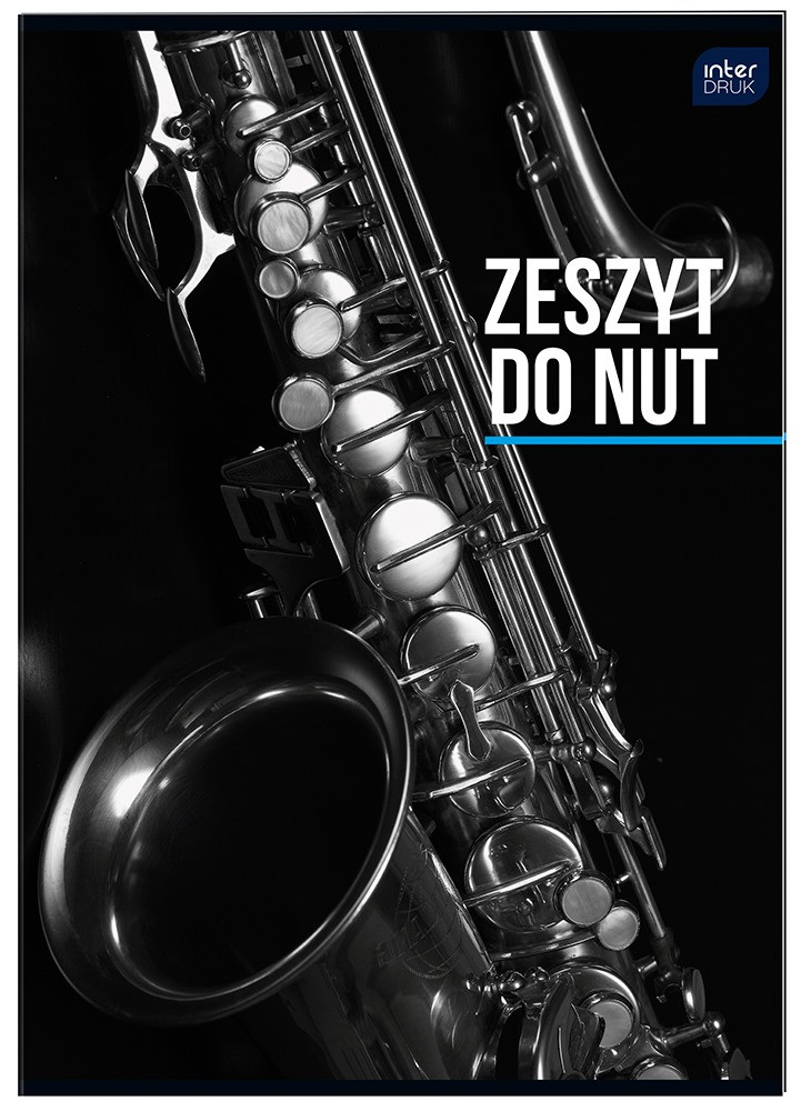 Zeszyt do nut A4, pionowy, mix, 16 kartek, Interdruk